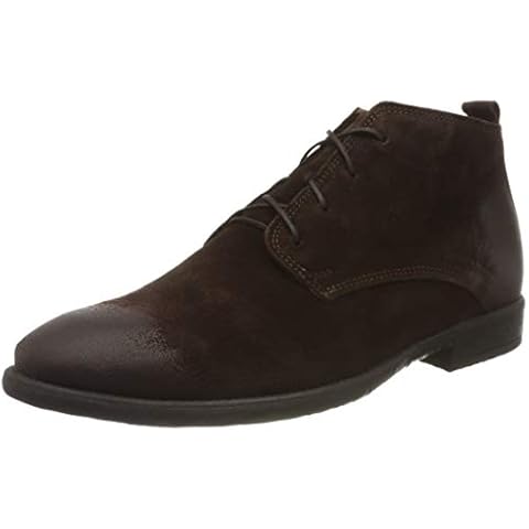 THINK! Herren CIVITA nachhaltige Leder gefütterte Stiefelette Cover