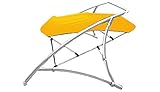CONVERTEX Aluminum Tower Bimini Top 28' Height,Width at Mounting Points 85' to 90', Width at Shoulder Frame 74',Sunbrella Fabric and Storage Boot (Sunflower Yellow)
