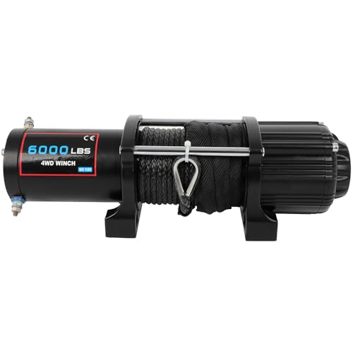 AUTOMUTO Winch Eléctrico ATV UTV 6000 Lbs Cuerda Sintética miniatura 6
