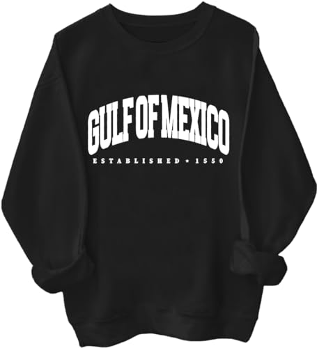 Gulf of Mexico Sweatshirt Golfo De Mexico 1550 Shirt Gulf of Mexico Forever Pullover Tops - Main Image