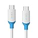 USB Type C to Type C Cable, iClever 7.2ft USB C to USB C 3.0 Cable 2.2M, Fast Charging and Data Sync Cable for MacBook, Samsung Galaxy Note 8, S8, S8+, Nintendo Switch, Google Pixel, Nexus 6P 5X