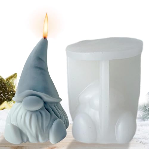 La Mejor Lista de Moldes de focos navideños disponible en línea. 43 Molde De Silicona De Gnomo Navideño - Para Jabón Hecho A Mano, Resina, Velas - Moldes De Silicon Para Gnomos