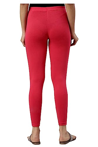 Image of H2 Women's Ankle Length Stretchable Cotton Leggings - Soft Stretch for Casual and Yoga