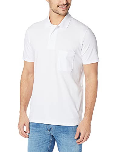 Camisa Polo Piquê Stretch, Malwee, Masculino, Branco, GG