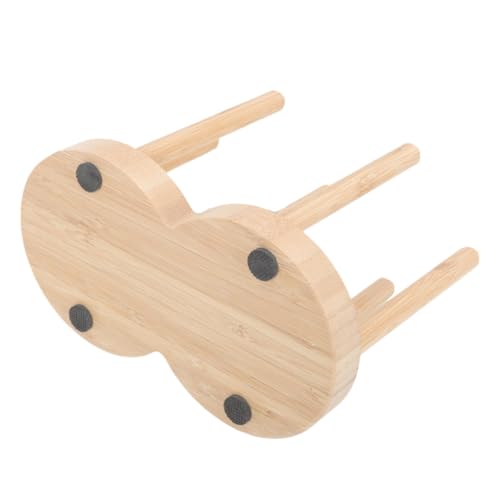 Organisateur de tasses en bois beige Healvian pour gobelets