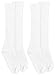 Jefferies Socks Girls Cable Knit Pattern Fashion Multicolor Knee High Socks 2 Pair Pack (S - USA Shoe 9-1 - 3-7 Years, White)