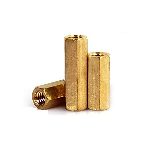 Columna de cobre de alta calidad con rosca hexagonal doble M4 de 30mm de largo 3