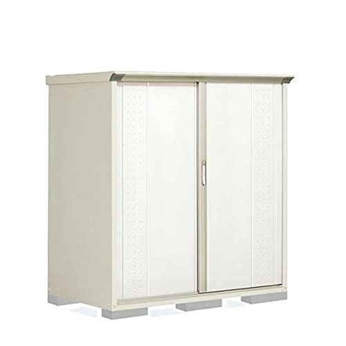 【受注生産品】タクボ物置 GP/グランプレステージ ジャンプ GP-159BF 全面棚タイプ 『屋外用 小型物置 DIY向け 収納庫』 シルクホワイト