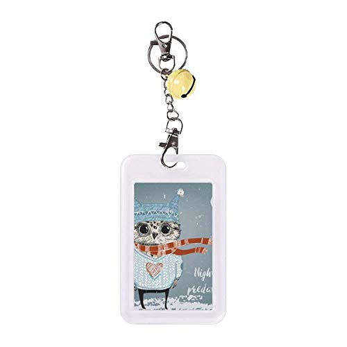 Étui protection carte crédit hibou jaune pour stopper le piratage sans contact
