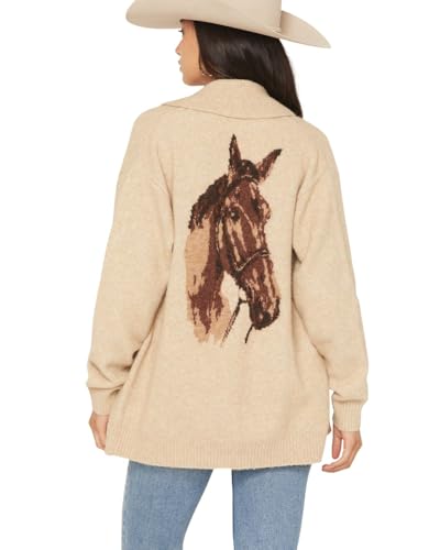 Idyllwind Women's Sparhorse Cardigan Sweater - IWFA25SW43-KHK X- US Khaki