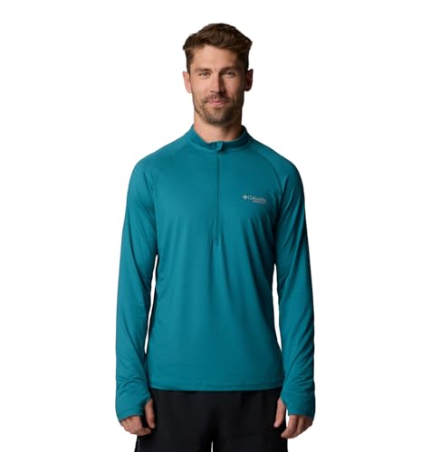 Image of Columbia Men's Endless Trail Half Zip Mesh Long Sleev