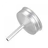 L'entonnoir pour cafetière est fabriqué en aluminium avec une surface lisse, solide et robuste, durable et résistant à la rouille pour une utilisation à long terme.