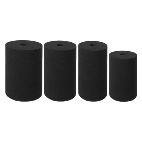 Homoyoyo 4 Piezas Esponjas Cilíndricas para Volteador de Vasos de Insertos de Esponja Reutilizables y Elásticas Compatibles con Vasos de Accesorios para Volteador de Tazas