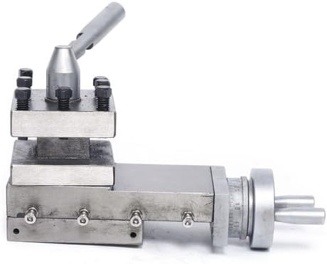 90mm Lathe Tool Holder, WM180V Mini Lathe Quick Change Tool Post, Lathe Tool Post Holder,For DIY Small Lathes And Miniature Lathes-Black+Silver