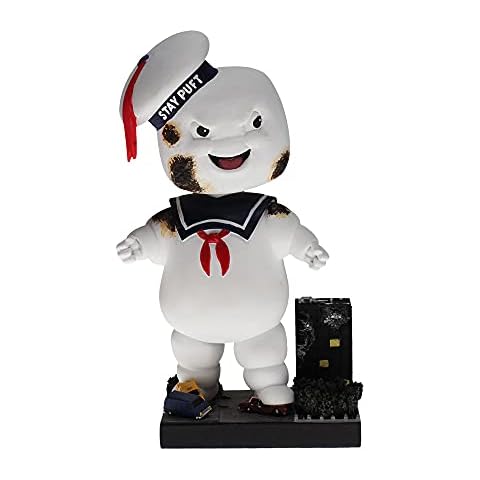 Royal Bobbles Ghostbusters Classic Stay Puft Collectible Bobblehead Statue - Scorched Variant Cover