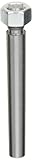 Steel Externally Threaded Taper Pin With Hex Nut, Plain Finish, Standard Tolerance, #7 Pin Size, 3/8