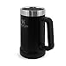 Stanley Adventure Vacuum Stein 0,7L / 24OZ Matte Black – Mantiene la birra fresca per 7 ore - Bricco di birra con manico in acciaio inossidabile - Lavabile in lavastoviglie