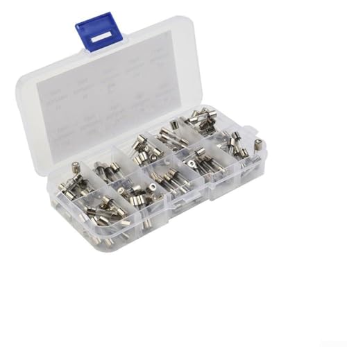 Fusibili elettrici in vetro, 5 x 20 mm, ad azione rapida, 250 V, ampia gamma da 0 2 A a 20 A, per interruttori automatici e dispositivi elettronici, 100 pezzi