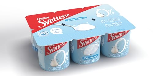 Nestlé Sveltesse Yogur desnatado Natural 6x120g