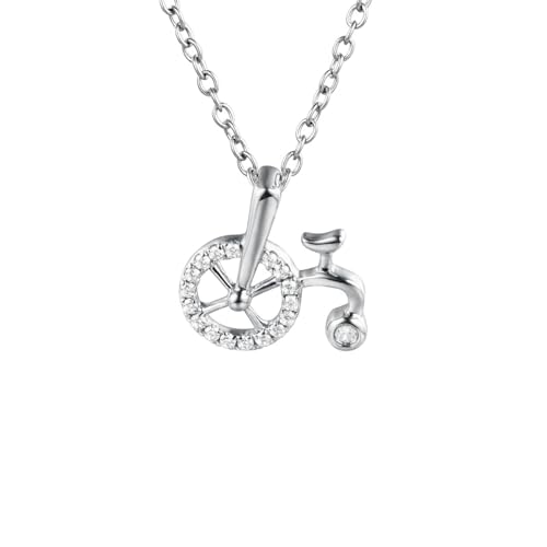 Collier en moissanite pour femme en or 9K, le cadeau idéal