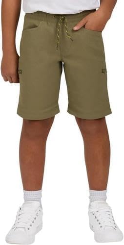 Eddie Bauer Youth Convertible Pull-On Water-Resistant Pants, Green, Large (14/16)2