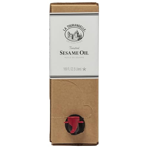 La Tourangelle Toasted Sesame Oil for Cooking or Dressings, 169 fl oz