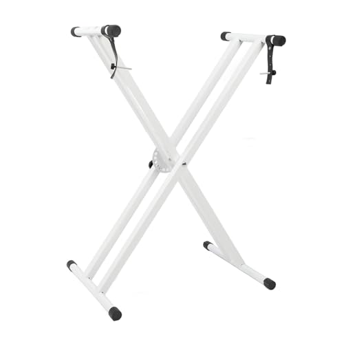 Acouto Support de Clavier Double X Frame pour Piano électronique, stabilité et portabilité Facile, Hauteur et Largeur Réglables, Métal Plastique, pour Joueurs de âges - Les Beatles, Paul McCartney, John Lennon, RIngo Starr, George Harrison Acouto Support de Clavier Double X Frame pour Piano électronique, stabilité et portabilité Facile, Hauteur et Largeur Réglables, Métal Plastique, pour Joueurs de âges – Image 3