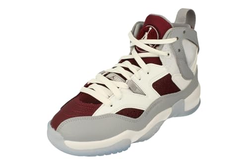 Nike Air Jordan Jumpman Two Trey GS Basketball Trainers DQ8431 Sneakers Shoes (UK 5 US 5.5Y EU 38, White Cherrywood red 103)
