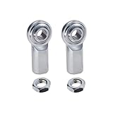 Rod End 2pcs 5/16 x 5/16-24 ECF5 Female Economy Right Hand Rod End Bearing with Jam Nut Included Heim Joint Rod End Direct