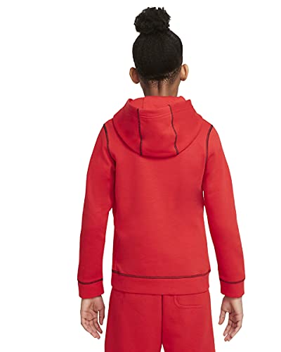 Nike Sportswear JDI Big Kids' (Boys') Pullover Hoodie (Large, University Red/Black)2
