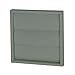 Price comparison product image 100mm extractor fan vent with gravity flaps (Grey)