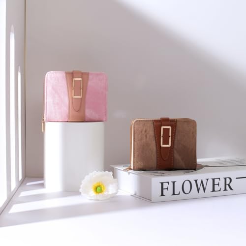 Women’s Small Bifold Wallet, PU Leather Purse with Card Slots, Coin Pocket, Fashionable Small Wallet for Ladies4