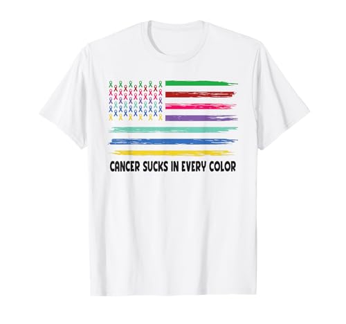 Cáncer chupa en cada luchador de color | Funk Cancer Camiseta