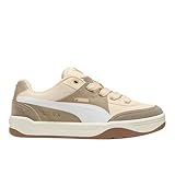 Puma Men's Park Lifestyle SK8 Sneaker, Canvas-Puma White-Ice Coffee, 10