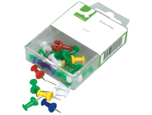 Q-Connect Pack of 25 Assorted Pin Pins KF02029, Black - Image 2