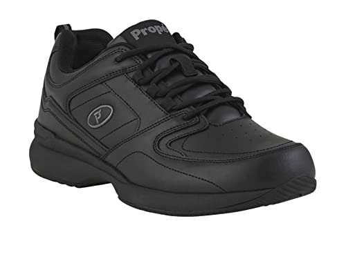 Image of Propet Mens Life Walker Sport Walking Walking Sneakers Shoes - Black