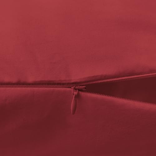 Image of Elegant Comfort Luxury Ultra-Soft 1-Piece Body Pillowcase - 1500 Premium Hotel Quality Microfiber Double Brushed - Wrinkle Resistant, Body Pillowcase Size, Burgundy