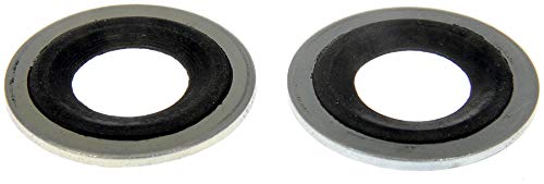 Image of Dorman 097-021.1 Metal /Rubber Drain Plug Gasket, Fits 1 /2, M12, M12 So Compatible with Select Models