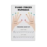 LEMNHCEGN Piano Finger NumbersModerne Leinwanddrucke, Dekorative Gemälde Für Jungen- Oder Mädchenzimmer, Wandbilder Für Wohnzimmer Und Gemälde Mit Feiertagsmotiven12x18inch(30x45cm)