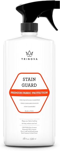 TriNova Non-Aerosol Stain Guard - Fabric Protection Spray for Upholstery, Carpet, Rugs and More to protect from liquid stains