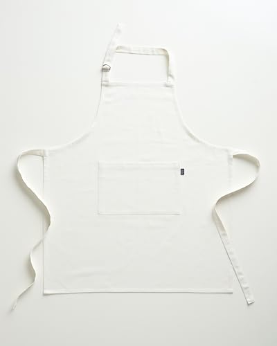 Image of Uni Plain Apron Title - 100% Cotton Kitchen Apron For Women & Men | Uni Plain, (28 inch X32 inch) | Durable Apron with Spacious Pocket - Perfect Kitchen Set for Home or Professional Use