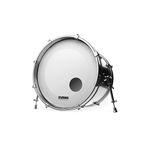 Peau grosse caisse Evans EQ3 22" blanche : finissez-en avec les résonances - 2