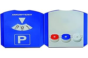 UNITEC KFZ 84501 Multifunktions-Parkscheibe blau