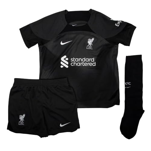Nike LFC Home Goalkeeping Kit 22-23 Season Black Babies 3-6 Months