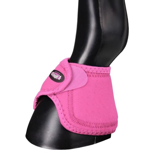 Tough 1 Performers 1St Choice No Turn Bell Boots, Pink, Large