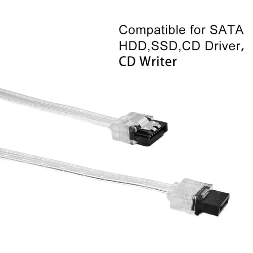 Cable de datos SATA 3.0 de 30 cm color blanco miniatura 5
