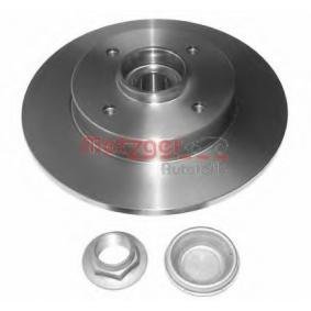 Preisvergleich Produktbild Metzger Bremsscheibe Hinterachse