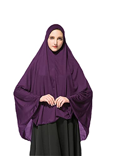 Women Muslim Islam Headscarf Hijabs Muslim Headscarf Turban Jersey Hijabs Long Cape Hat