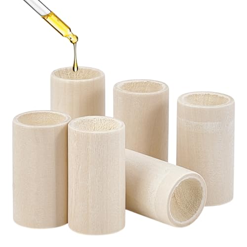 PH PandaHall 6pcs Wooden Diffusers