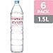 evian Natural Spring Water, 1.5 L bottles, 6 pack